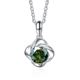 thumbnail image 5 of Collares de Moissanita de 1 Uds para Mujer Collar de Plata Esterlina 925 con Dije de Diamante de Moissanita Color D VVS1 Amarillo/azul/rosa, Regalo de Joyería para Mujer Mamá Niñas con Certificado, 5 of 9