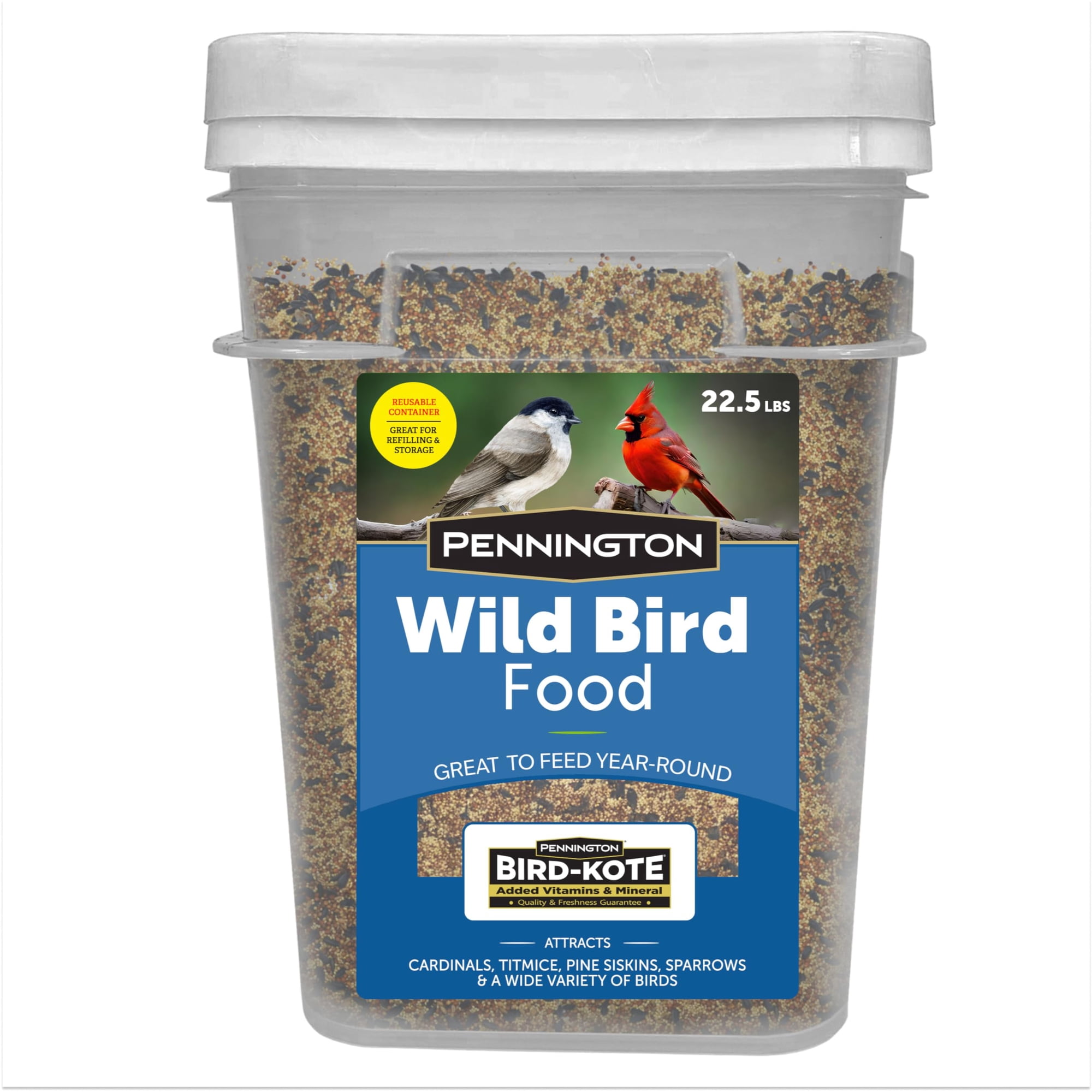 Alimento Para Aves Silvestres Pennington 10,2 Kg En Cubeta A Prueba De Animales