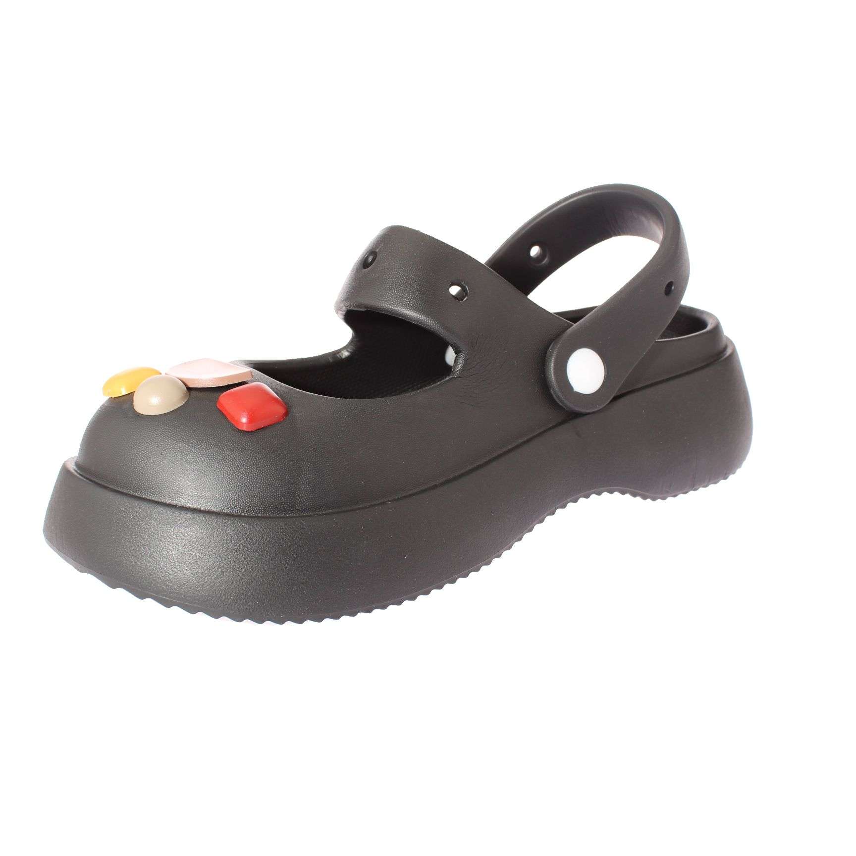 Sandalia Negro Vía Franca