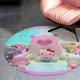 thumbnail image 4 of Hola Gatita Alfombra Redonda de Felpa Coral, Antideslizante, No Desprende Pelusas, Lavable y Duradera para Salón, Dormitorio y Habitación de Niños 60cm, 4 of 6