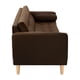 thumbnail image 5 of Sofa Retro 3cg Felpa 05 Chocolate, 5 of 6