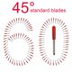 thumbnail image 3 of Cuchillas Cricut BROYEUR 80 piezas 30°/45°/60° de repuesto, 3 of 5