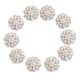 thumbnail image 1 of Botón Decorativo Fiocias Flor Perla Cristal Diamante Flatback, 1 of 3