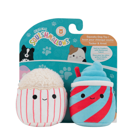 Pack 2 Peluches 10 Cm Para Mascotas Squishmallows