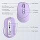 thumbnail image 5 of Mouse inalámbrico Redragon BM4195 AI Smart 2.4G y BT morado, 5 of 7