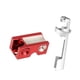 thumbnail image 3 of Herramienta De Reparación De Punta De Taco De Billar, Accesorios De Billar Resistentes, Moldeador De Taco De Piscina 8 En 1, Color Rojo, 3 of 5