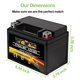 thumbnail image 3 of Batería para moto WEIZE YTX4L-BS 12V 3AH AGM recargable, 3 of 7