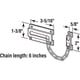 thumbnail image 3 of Cerradura de Cadena para Puerta PRIME-LINE U9909 Latón Cadena de 8 Eslabones de 8 cm, 3 of 3
