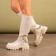 thumbnail image 2 of Bota Mujer Blanco Claudine Chinitown, 2 of 6