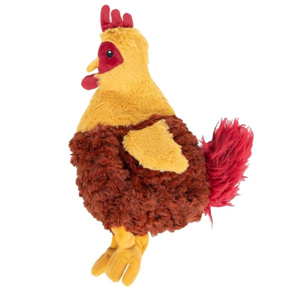 Juguete para perro Best Pet Supplies Pollo crujiente rojo
