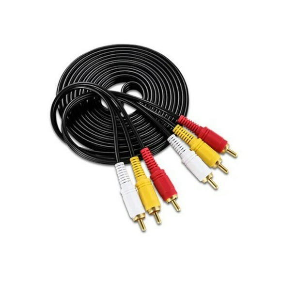 Cable rca audio video 3x3 longitud 1.5 metros