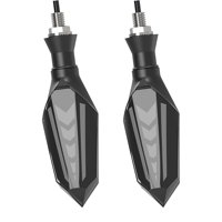 Ioensy - 2 Piezas Indicadores De Motocicleta Luces De Señal De Giro Bombillas Led 12V Azul Súper Brillante