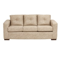 Muebles América - Sofá Franco 3 Cuerpos Cuero Auris Beige
