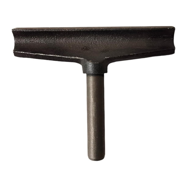 Soporte para herramientas de torno para carpintería, eje de 16 mm, tipo T, accesorio de bricolaje de instalación sencilla, 5,9 pulgadas de largo