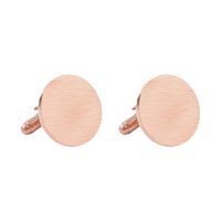 Ioensy - Gemelos Para Hombre, 2 Uds., Accesorio Para Camisa De Boda, Gemelos Para Camisa De Negocios, Oro Rosa