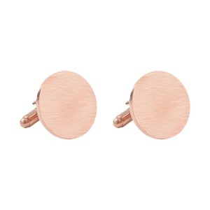 Ioensy - Gemelos Para Hombre, 2 Uds., Accesorio Para Camisa De Boda, Gemelos Para Camisa De Negocios, Oro Rosa