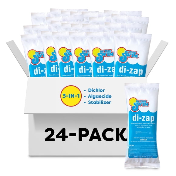Choque para piscina In The Swim Di-Zap 3 en 1 con dicloro de sodio 24 kg