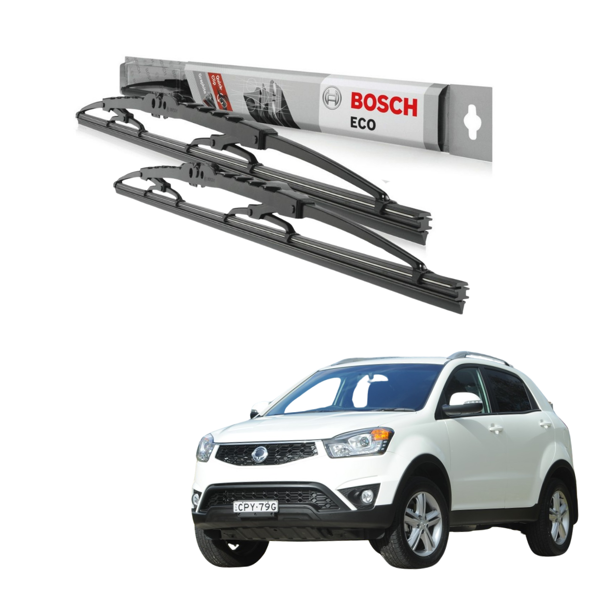 Plumillas Bosch Eco Para Ssangyong Korando 2011-2020