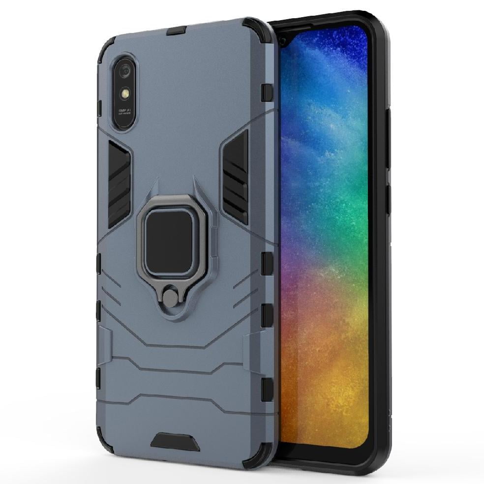 Foxdock Funda Antigolpes Para Xiaomi Redmi 9a – Protección Total Con Soporte Y Diseño Robusto