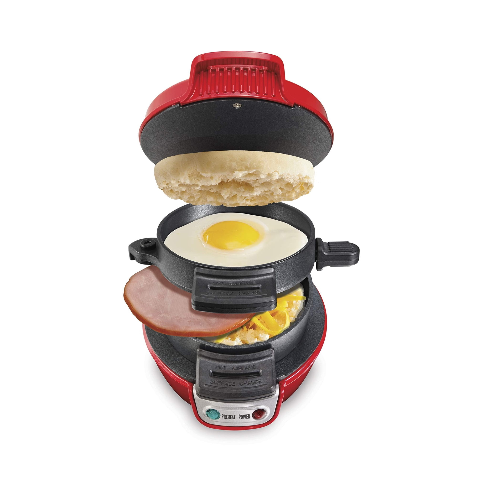 Sandwichera Para Desayuno Hamilton Beach Red (25476)