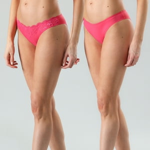 Pack Tanga Blonda Flores Mujer 13126-180