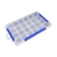 thumbnail image 5 of Caja Organizadora Transparente, Contenedor Portátil Multiusos Para Arte, Bricolaje, Tornillos, Cuentas, 24 Cuadrículas, 5 of 5
