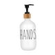 thumbnail image 5 of Dispensador de jabón líquido, dispensador de jabón, botellas vacías reutilizables con bomba, contenedor de líquido, botella de líquido, dispensador de manos blancas, 5 of 5