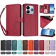thumbnail image 4 of Funda Cartera Trébol para Xiaomi Redmi Note 14 4G con Ranuras Tarjetas y Carga Inalámbrica Rojo, 4 of 6
