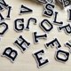 thumbnail image 4 of Parches de Letras Zlettery 2,5 cm Negro 130 piezas, 4 of 6