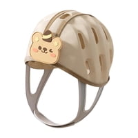 Bothyi - Gorro Con Casco Para Bebé, Gorro Cómodo Anticaída Para Las Cuatro Estaciones, Para Niños Y Niñas, Color Marrón