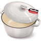 thumbnail image 1 of Horno holandés MUELLER HOME de hierro fundido esmaltado de 7.5 L, color blanco ostra, 1 of 7