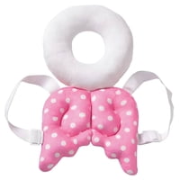 Mundo Online - Mochila Protectora Cabeza Bebes Cojin Antigolpes Angelito Rosado