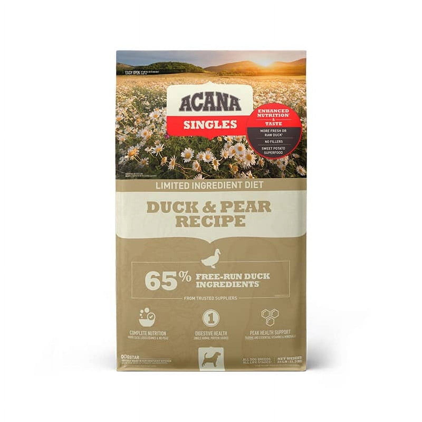 Acana Duck & Pear, Bolsa 10.2 Kg