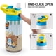 thumbnail image 4 of Barbería de Pan Botella de Agua con Tapa Pop Top de Un Toque, Acero Inoxidable, a Prueba de Fugas, para Deportes, Botella Infantil azul 12 oz, 4 of 6