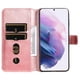 thumbnail image 5 of Funda Billetera para Samsung Galaxy S22 Plus con Porta Tarjetas y Soporte Ajustable Rosa, 5 of 6