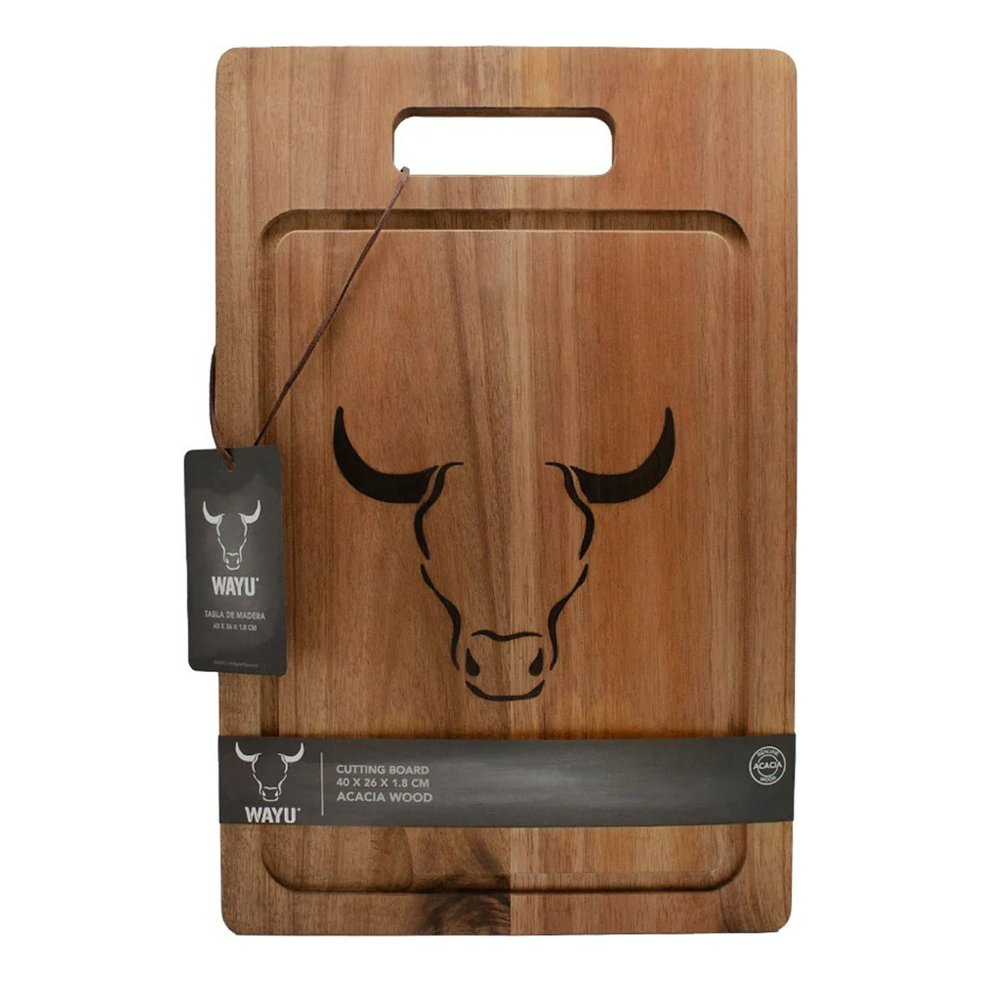 Disparo - Tabla Wayu 40x26cm Madera De Acacia Para Asados Bbq Parrilla