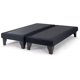 thumbnail image 1 of Base De Cama Europea 2 plazas  Felpa Negro, 1 of 2