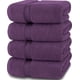 thumbnail image 1 of Toallas de baño Utopia Towels, paquete de 4 unidades, 100% algodón, color ciruela, 1 of 9