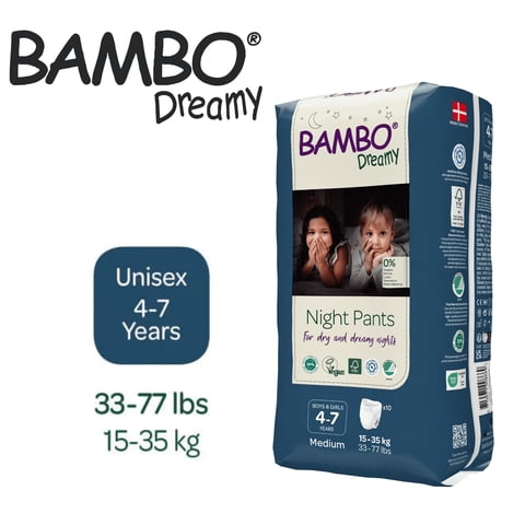 Bambo Nature - Pañales Desechables Pants Dreamy Girl Talla: M (15-35 Kg)