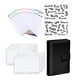 thumbnail image 1 of Carpeta de cuaderno Carpeta de presupuesto Hojas de presupuesto de gastos Sobres con cremallera para presupuestar Gastos de ahorro Oficina y compras e Negro, 1 of 5