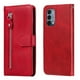 thumbnail image 1 of Funda con Cremallera para OnePlus Nord 200 5G, Carcasa Cartera de Cuero PU con Soporte y Tarjetero, 1 of 6