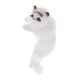 thumbnail image 2 of Lindo Felpa Gato Arte Escritorio Juguetes Simulación Gato Figura Estatua Artesanía Negro Derecho, 2 of 5