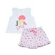 thumbnail image 1 of Conjunto Bebe Niña Polera y Short Blanco Corona, 1 of 5