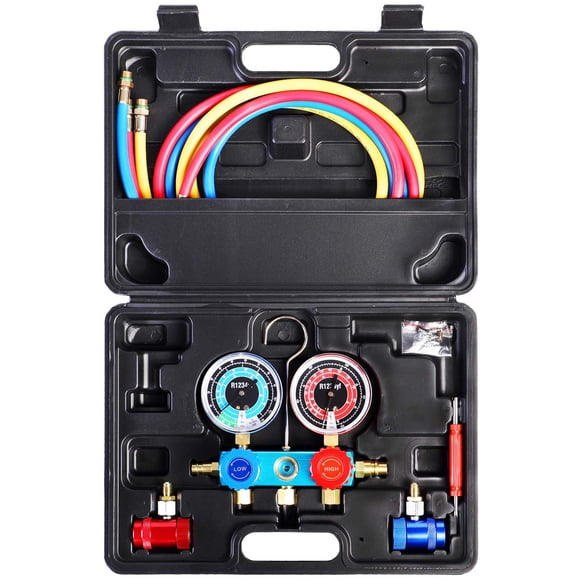 Medidor de diagnóstico de colector de corriente alterna YSTOOL R1234yf Refrigerant