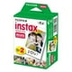 thumbnail image 1 of Fujifilm Instax Mini Instant Film 2 Pack - 20 Hojas - (Blanco) para Fujifilm Instax Mini 8 y Mini 9 cámaras + pegatinas de marco y accesorios de tela de microfibra, 1 of 2