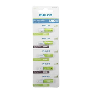 Philco - Pilas Pre Cargadas Blister 5 Pilas Aaa 1200 Mah