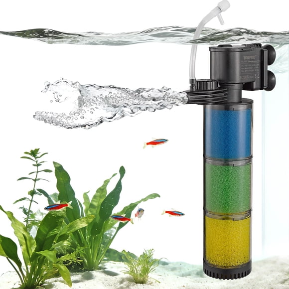 Filtro interno para acuario Weipro TH-280B 90 GPH 20‑30 galones