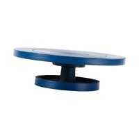 Bothyi - Rueda De Bandas De Cerámica, Rueda Para Esculpir, Resistente Con Rodamiento Para Pulverización De Pintura, Azul, 10Cm