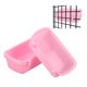 thumbnail image 1 of Uxcell Tazas de Jaula, 4.7x2.8x1.4 Pulgadas Comedero para Periquitos Accesorios de Jaula para Pájaros Dispensador de Comida y Agua Colgante, (Rosa, 3 Piezas), Destinado para Mascotas / Palomas / Loros, 1 of 7