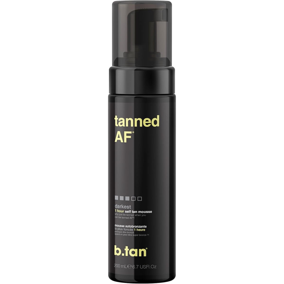 Mousse Autobronceante B.tan Tanned Af 200ml 1 Hora